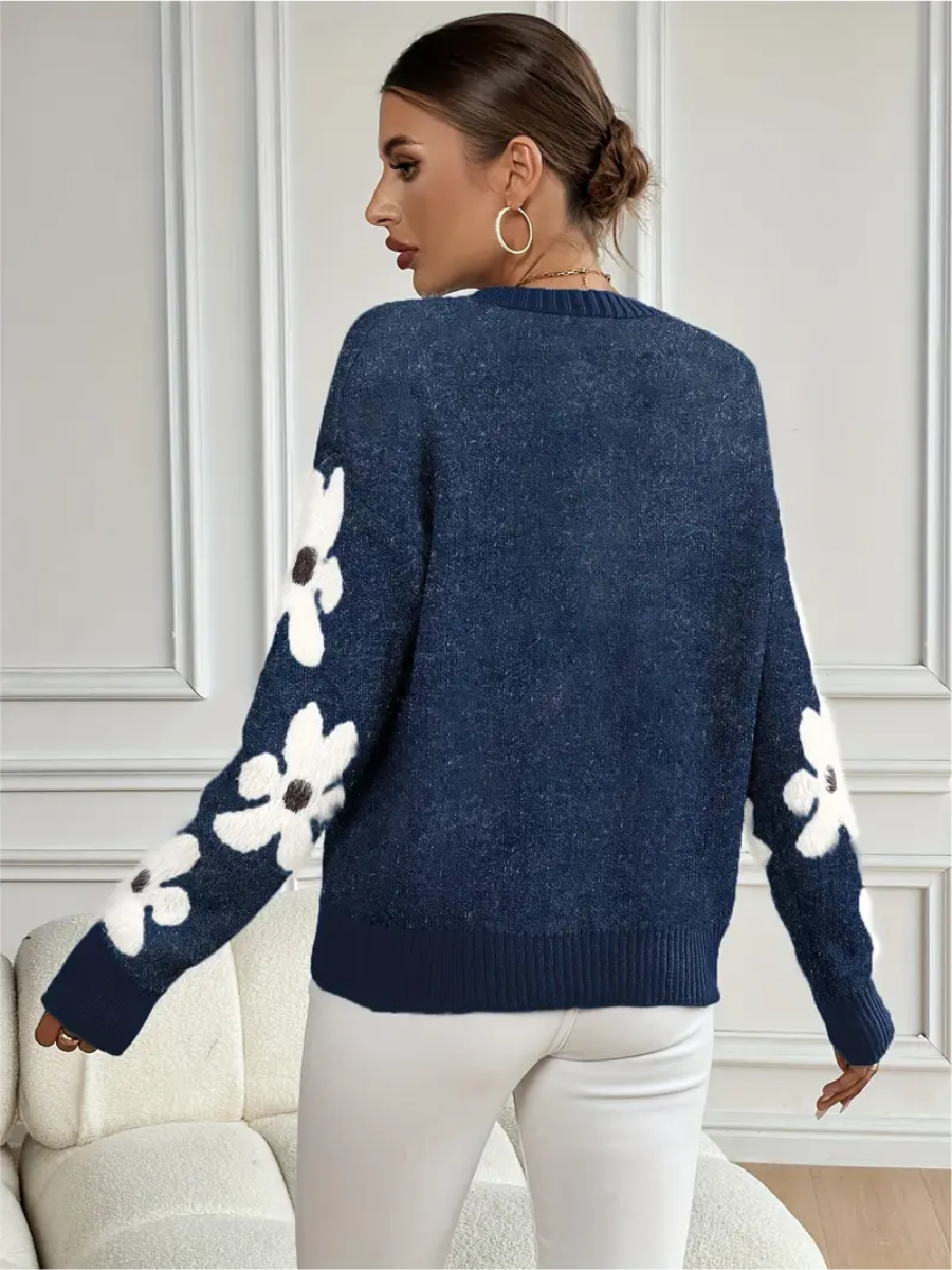 Isabella™ – Elegant tröja med blommönster