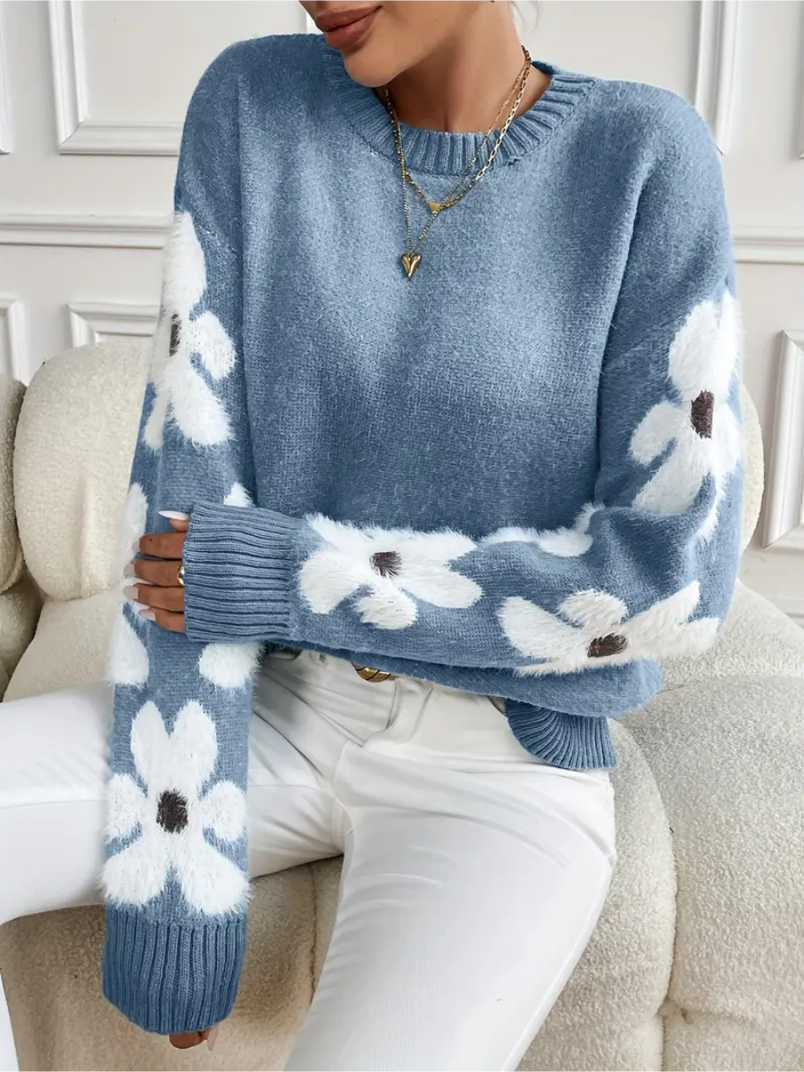 Isabella™ – Elegant tröja med blommönster