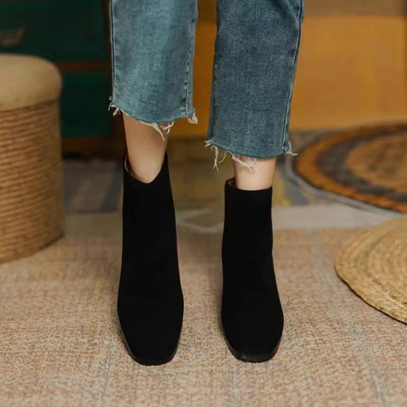 Irma™ | Elegant vinterstövel med låg klack