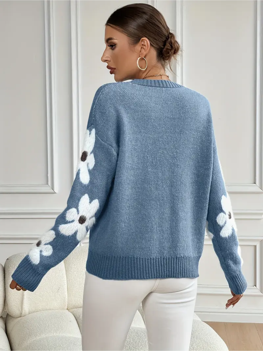 Isabella™ – Elegant tröja med blommönster